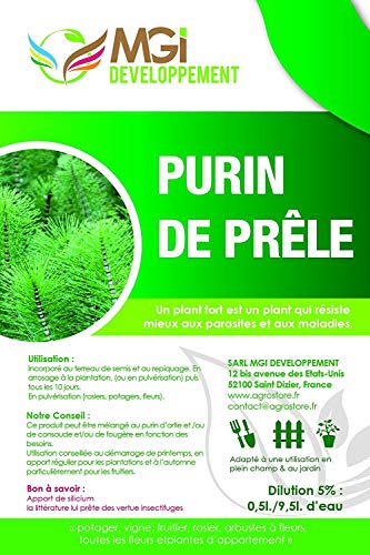 Purín de cola de caballo hecho en Francia – 5 l