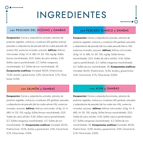 Purina Gourmet Perle comida para gato Delicias del Oceano 12 x [4 x 85 g]