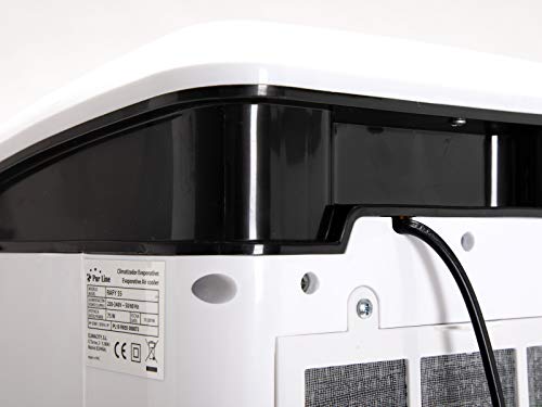 PURLINE RAFY 55 Climatizador Evaporativo de bajo Consumo 75W con Ruedas-3 Niveles de Potencia-Panel Digital-Mando a Distancia