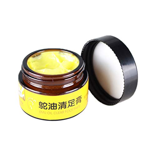 Pywee Crema de Masaje para el Cuidado de los pies con Aceite de emú Crema antimicótica para el Tratamiento de los pies con Alivio de la picazón