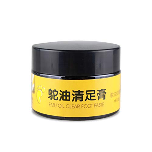 Pywee Crema de Masaje para el Cuidado de los pies con Aceite de emú Crema antimicótica para el Tratamiento de los pies con Alivio de la picazón