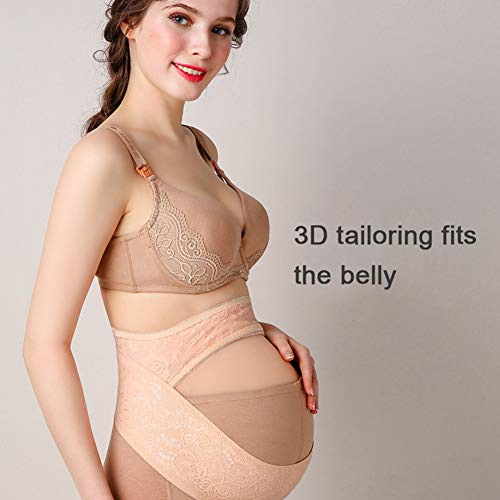 PYXZQW El Embarazo de Correa de Soporte, Soporte en la Espalda Abdomen de la Banda, Que Proporciona la Cadera, la Pelvis, Zona Lumbar y Alivio del Dolor de Espalda,Flesh,XL
