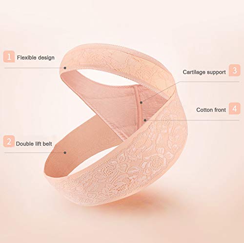 PYXZQW El Embarazo de Correa de Soporte, Soporte en la Espalda Abdomen de la Banda, Que Proporciona la Cadera, la Pelvis, Zona Lumbar y Alivio del Dolor de Espalda,Flesh,L