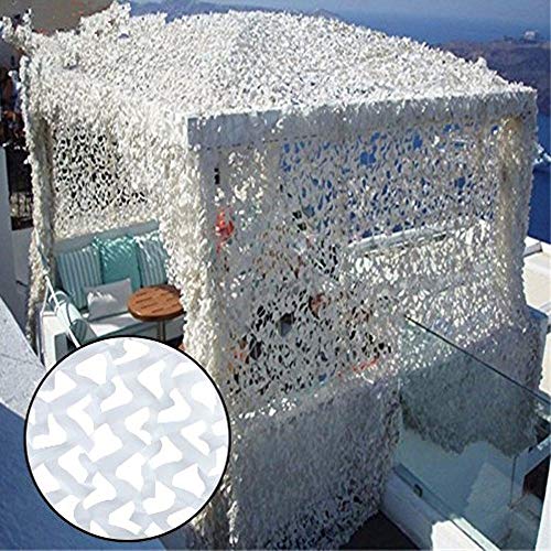 QIANMEI Lonas Sombra Exterior Toldo Vela Red De Sombra Blanca/For Tonos Decorativos. Caza Disparando Camping Red De Camuflaje, Niños Jugando En La Casa del Árbol Tamaños Múltiples
