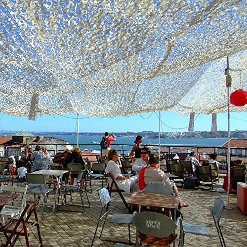 QIANMEI Lonas Sombra Exterior Toldo Vela Red De Sombra Blanca/For Tonos Decorativos. Caza Disparando Camping Red De Camuflaje, Niños Jugando En La Casa del Árbol Tamaños Múltiples