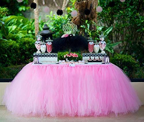 QIMEI-SHOP Rollos de Tul 15cm x 91m Bobina de Tul para Tutú Falda Boda Cumpleaños Fiesta Manualidades DIY