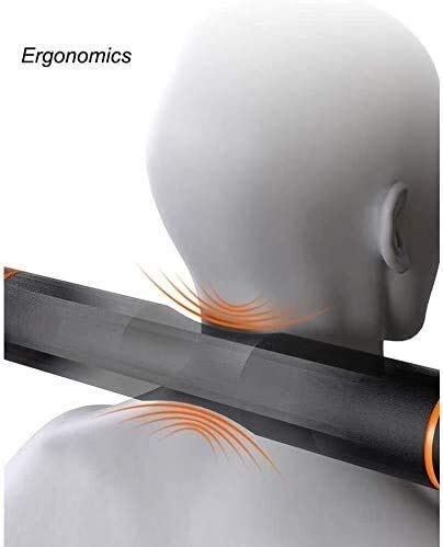 Qinmo Entrenamiento de Fuerza con Mancuernas Peso de la Mano con Barra Anillo de Goma de PVC Acolchado Mango Ajustable Peso 20 kg de Hogares de Acero Inoxidable Barra Fitness Equipment Eq