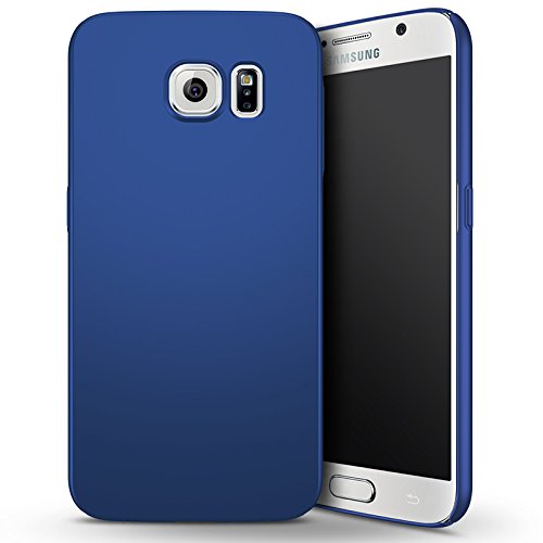 Qissy Carcasa Compatible with Samsung Galaxy S7, Ultra Ligero Suave Sedoso Pintura PC Funda Protectora de teléfono Protective Case Cover para Samsung Galaxy S7 5.1'' (Azul)