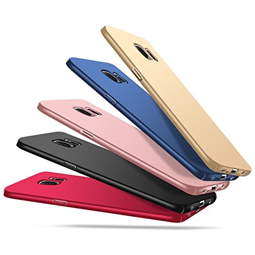 Qissy Carcasa Compatible with Samsung Galaxy S7, Ultra Ligero Suave Sedoso Pintura PC Funda Protectora de teléfono Protective Case Cover para Samsung Galaxy S7 5.1'' (Azul)