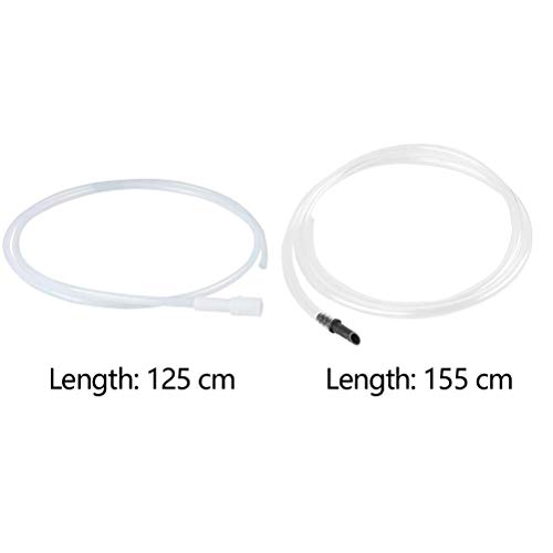 QLOUNI Bomba Extractora de Aceite Eléctrica 12V 60W para Coche Extractores de Fluidos Cambio Diesel, Aceite de Motor