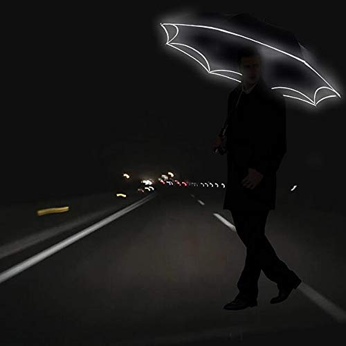 QNMP Paraguas de mango largo, reforzado a prueba de viento de negocios Paraguas, ultravioleta a prueba de Golf Paraguas, apertura automática de ventilación de doble capa a prueba de viento de gran tam