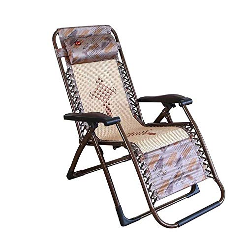 QTQZHH Sofabeds Cama Plegable Individual Silla Plegable Tumbonas de balcón Silla de Playa Silla Silla de Mujer Embarazada Picnic de Tarde en casa (Color Opcional) (Color: B)