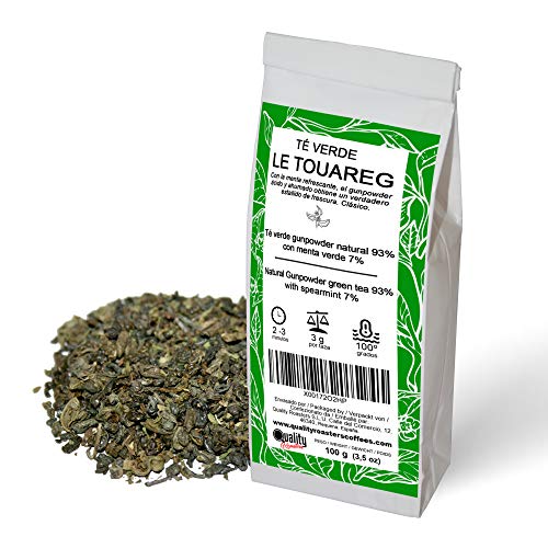 Quality Roasters Coffees Té verde, Le Touareg, Menta - 100g