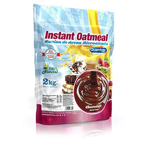 Quamtrax Nutrition Avena Instantánea, Sabor Chocolate - 2000 gr