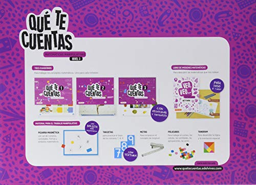 Qué te cuentas - Matemáticas manipulativas. Nivel 3