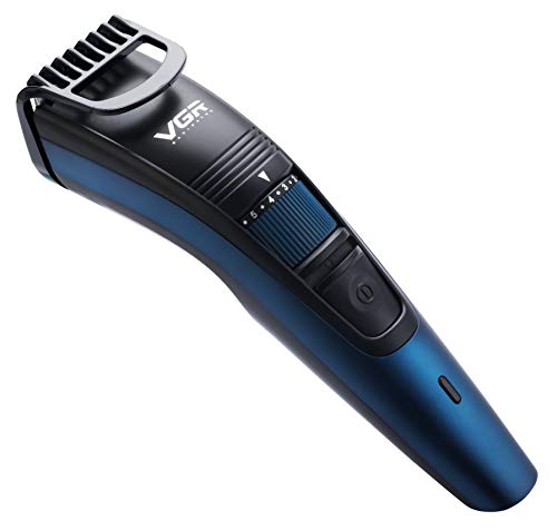 QueenDer Cortapelos Hombre, Profesional Barbero Electrico Cortapelos Máquina Cortar de Pelo Recargable Multifuncional Recortadora de Barba con Peines de Guía y 20 Configuraciones de Longitud