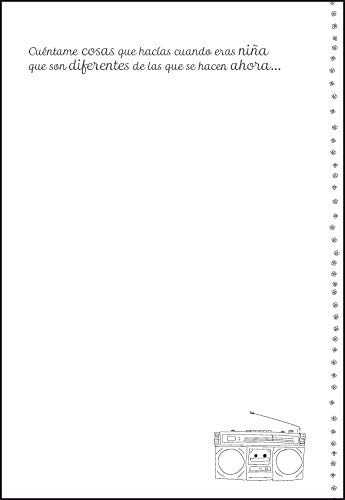 Querida abuela - entre tú y yo: Cuéntame la historia de tu vida