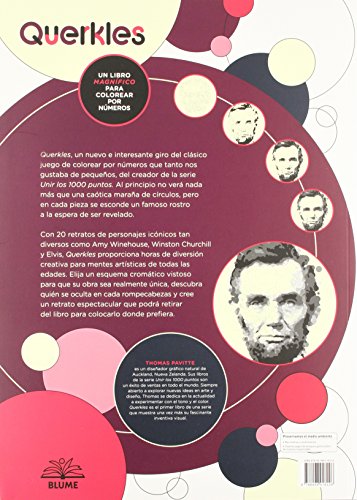 Querkles. Arte Terapia. Colorear Círculos Para Descubrir. 20 Retratos Icónicos