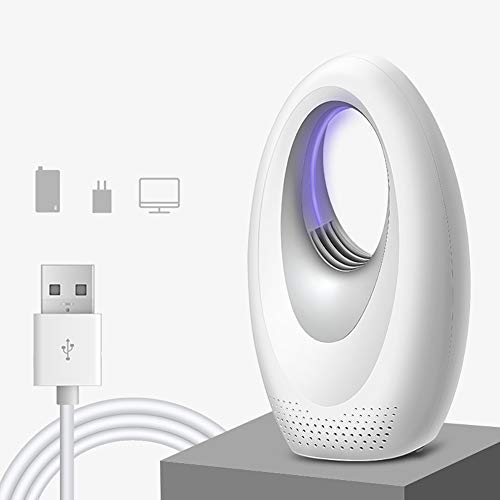 Queta 360 Grados LED Anti Mosquito,USB Lámpara Antimosquitosde Mosquitos Mosca, Trampas para Insectos Mosquito Killer para Mata Mosquitos, Insectos, Polillas, Moscas