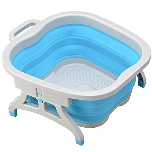 Queta Masajeador Spa Pies, baño de pies plegable, Spa para los pies, Hidromasaje Pies Uso en Hogar y Oficina para alivar los Pies