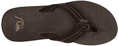 Quiksilver Carver Suede M Sndl Sandalias con Plataforma Plana, Hombre, Marrón (Brown), 43