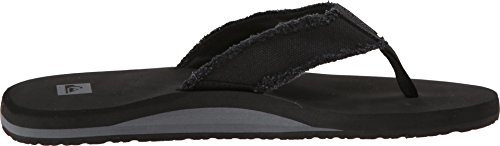 Quiksilver Monkey Abyss M SNDL, Sandalias con Plataforma Plana para Hombre, Negro (Black/Black/Brown Xkkc), 44 EU