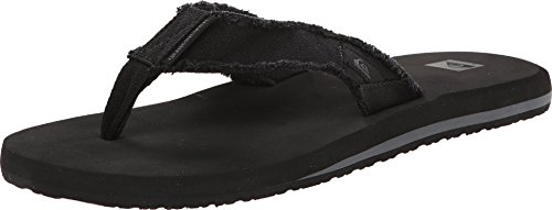 Quiksilver Monkey Abyss M SNDL, Sandalias con Plataforma Plana para Hombre, Negro (Black/Black/Brown Xkkc), 44 EU