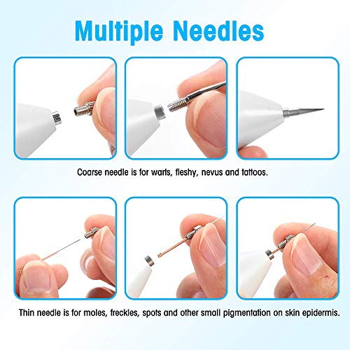 Quitar Verrugas Plasma Pen，Manchas Cara EliminacióN，Mole Removedor Quité Verrugas Con 9 Niveles Pantalla Lcd，Usb Recargable，Para EliminacióN De Verrugas Faciales, Pecas, Nevus Y PequeñO Tatuaje