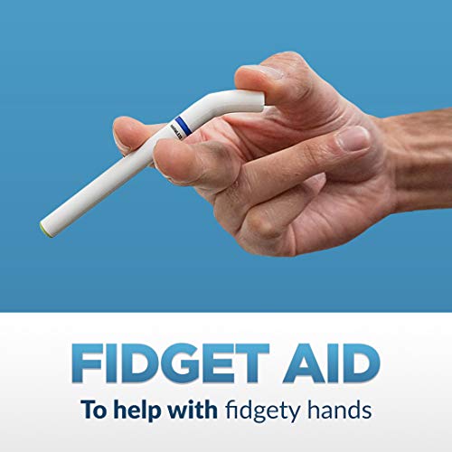 QuitGo soporte de fijación oral, clínicamente estudiado, inhalador de oxígeno para detener el fumar, incluye guía paso a paso (idioma español no garantizado), Pack De 2, Inhalador de oxígeno.