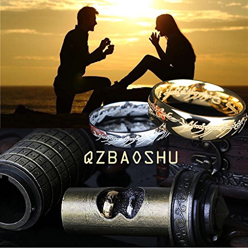 QZBAOSHU Retro Da Vinci Bloqueo de código San Valentín Día Cumpleaños Regalo con señor de los Anillos Cajas y Pantalón Embalaje (Bronce)