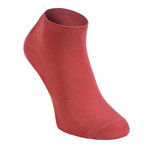 Rainbow Socks - Hombre Mujer Calcetines Cortos Colores de Bambu - 9 Pares - Blanco Negro Violeta Rosa Azul Pistacho Beige Frambuesa - Talla 42-43