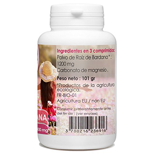 Raiz de Bardana Bio 400 mg - 200 comprimidos