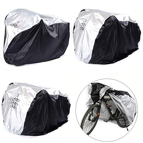 Ramble Cubierta para Lluvia de Bicicleta Bolsa 190T Nylon Impermeable Anti Polvo Lluvia Protección UV Cubierta de Polvo Resistente(S)