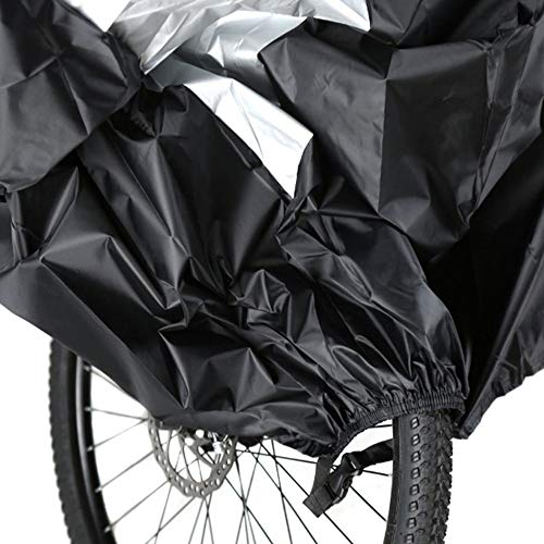 Ramble Cubierta para Lluvia de Bicicleta Bolsa 190T Nylon Impermeable Anti Polvo Lluvia Protección UV Cubierta de Polvo Resistente(S)