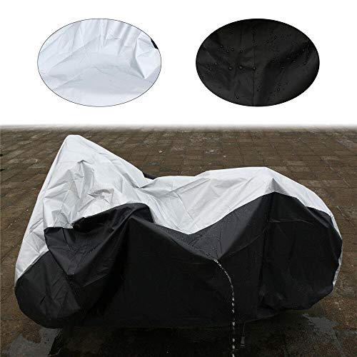 Ramble Cubierta para Lluvia de Bicicleta Bolsa 190T Nylon Impermeable Anti Polvo Lluvia Protección UV Cubierta de Polvo Resistente(S)