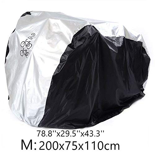 Ramble Cubierta para Lluvia de Bicicleta Bolsa 190T Nylon Impermeable Anti Polvo Lluvia Protección UV Cubierta de Polvo Resistente(S)