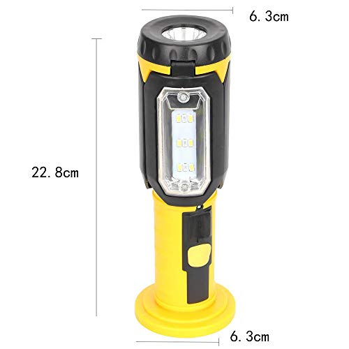 Ramble Lámpara de inspección magnética Recargable USB Antorcha Manual Luz Impermeable Luz de Trabajo LED Plegable para Acampar(Built-in Battery)