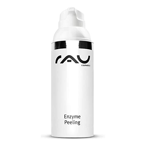 RAU Enzyme Peeling Facial 50 ml – Peeling ENZYMATIQUE en los frutas con del mantequilla de karité y del SQUALANE. Exfoliante de Cara suave a base de Enzymes. Gel Exfoliante eficaz para un limpieza en profundidad.