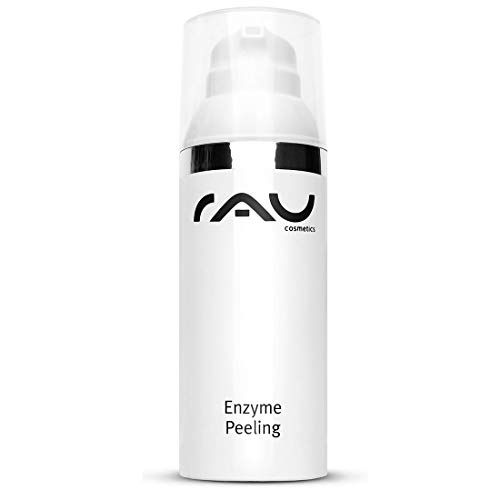 RAU Enzyme Peeling Facial 50 ml – Peeling ENZYMATIQUE en los frutas con del mantequilla de karité y del SQUALANE. Exfoliante de Cara suave a base de Enzymes. Gel Exfoliante eficaz para un limpieza en profundidad.