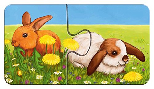 Ravensburger - Mi Primer Puzzle: Animales simpáticos, 2 Piezas (07331 3)