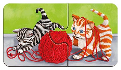 Ravensburger - Mi Primer Puzzle: Animales simpáticos, 2 Piezas (07331 3)