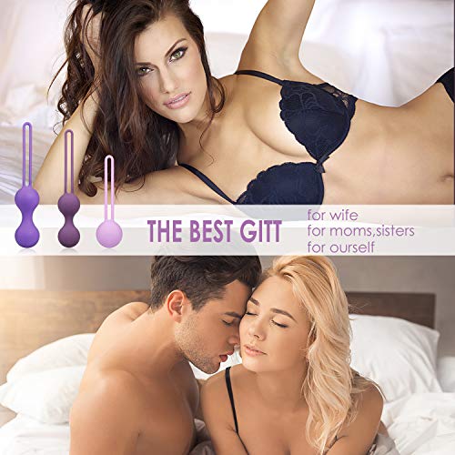 RAVLOVE Bolas Chinas K2- Pesas para Ejercicios Kegel - Control de la Vejiga y Ejercicios del Suelo Pélvico Silicio de próxima generación -Silicona Médica