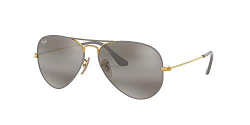 Ray-Ban 0RB3025 Gafas de sol, Gold On Top Matte Grey, 54 para Hombre