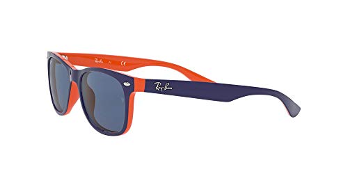 Ray-Ban Junior Rj9052S, Gafas de Sol, 47mm, Azul y Naranja