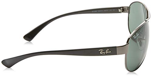 Ray Ban RB3386, Gafas de Sol Unisex, Gris (gris, verde 004/71), Large (Talla del fabricante: 63)
