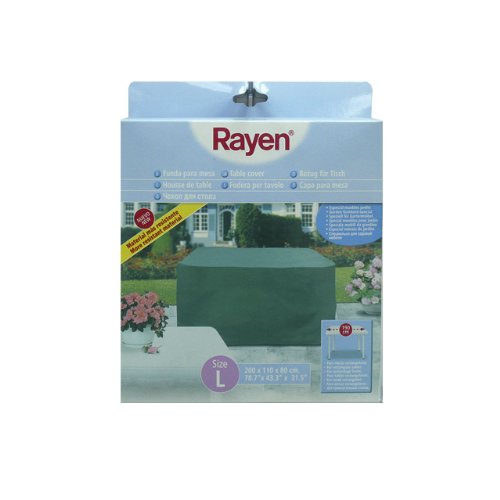 Rayen 6091.10 - Funda para Muebles de jardín, de 200 x 110 x 80 cm, Color Verde