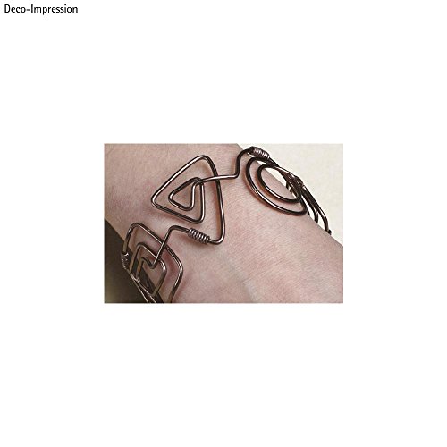 Rayher Diseño Alambre Huso, Surtido, 4 Formas + asa, Blister 1juego