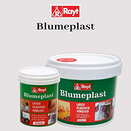 Rayt 156-23 Blumeplast M-10: Látex plástico, imprimación y sellador de superficies de yeso, cemento, estuco, madera, cerámica, puzzles. Enriquecedor de pinturas. Secado transparente, 5kg