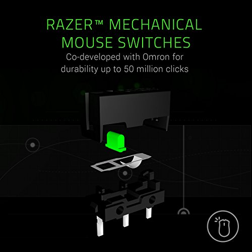 Razer Mamba Elite Ratón para Juegos, con 9 Botones Mecánicos Programables, Sensor Óptico con Iluminación Real de 16.000 DPI y Croma RGB, Negro