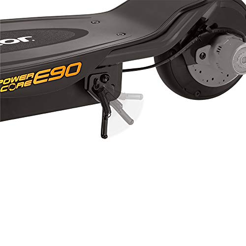 Razor Power Core E90, Patinete Eléctrico Scooter, Unisex-Youth, Negro, One Size